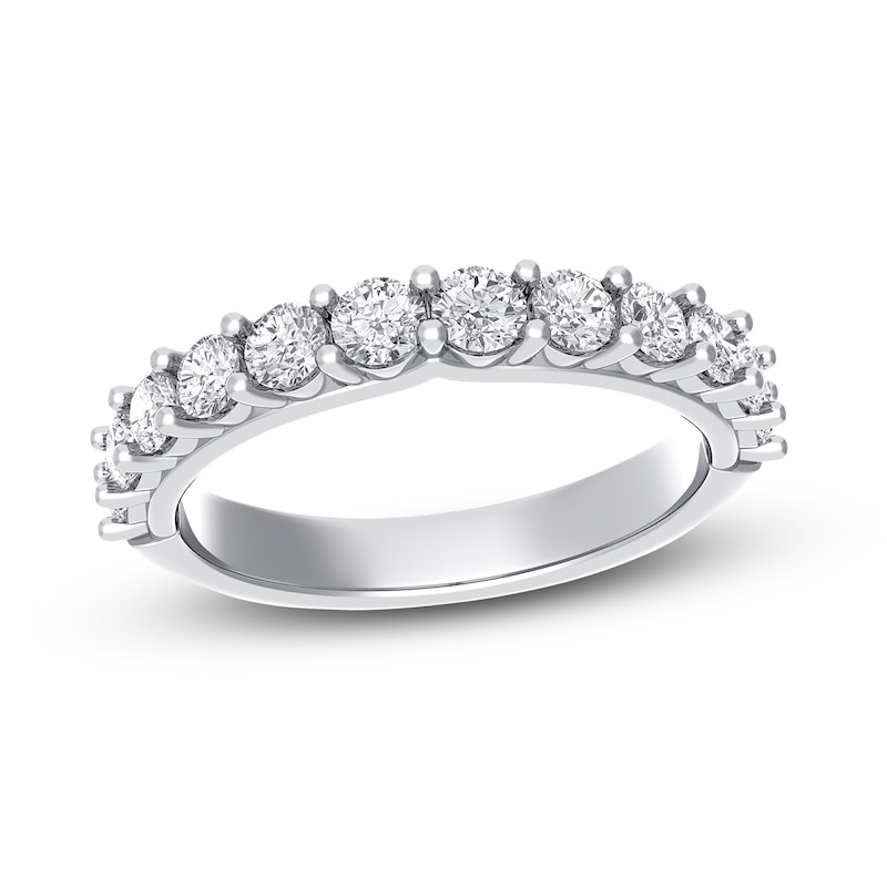 Royal Asscher® 1.00 CT. T.W. Diamond Anniversary Band in 14K White Gold