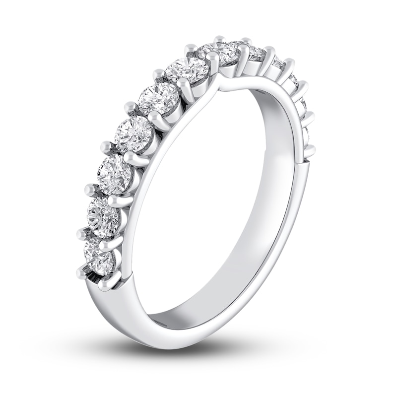 Main Image 2 of Royal Asscher® 1.00 CT. T.W. Diamond Anniversary Band in 14K White Gold