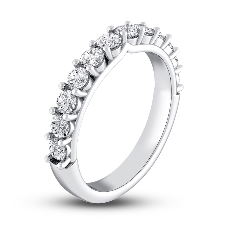 Royal Asscher® 1.00 CT. T.W. Diamond Anniversary Band in 14K White Gold