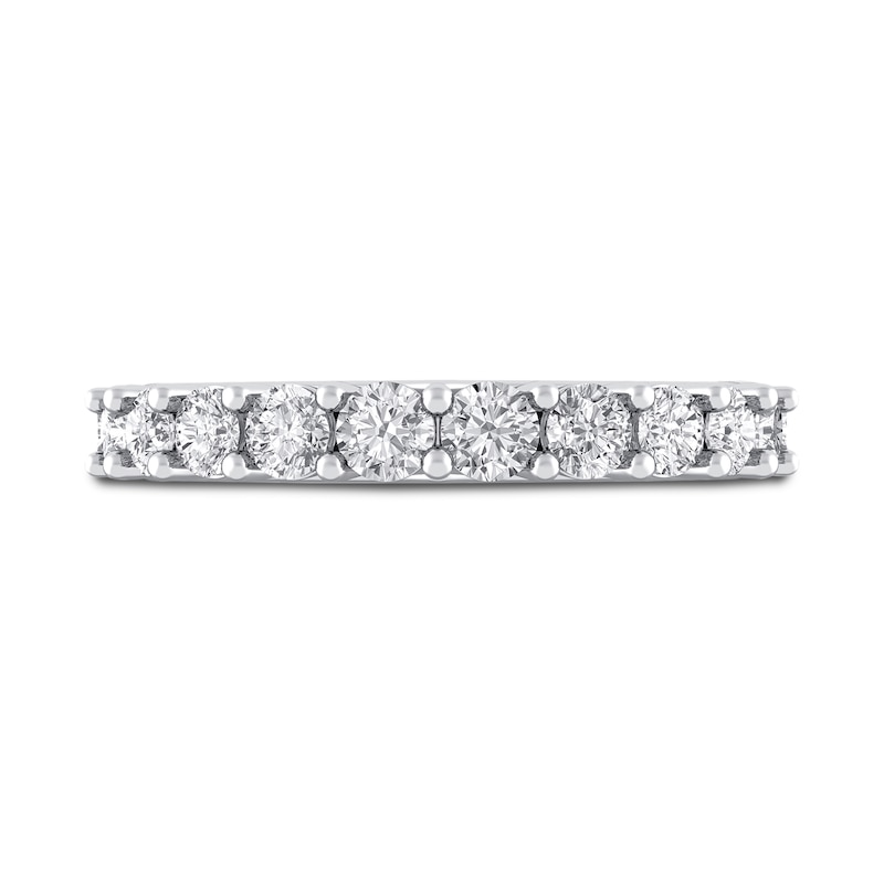 Royal Asscher® 1.00 CT. T.W. Diamond Anniversary Band in 14K White Gold