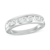 Thumbnail Image 0 of 1.00 CT. T.W. Certified Lab-Created Diamond Nine Stone Anniversary Band in 14K White Gold (F/SI2)