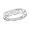 1.00 CT. T.W. Certified Lab-Created Diamond Nine Stone Anniversary Band in 14K White Gold (F/SI2)