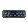Thumbnail Image 3 of Men's 8.0mm Bevelled Edge Wedding Band in Tungsten with Black IP and Blue Woven Carbon Fibre Inlay