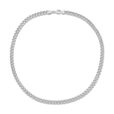 6.5mm Curb Chain Necklace in Sterling Silver
