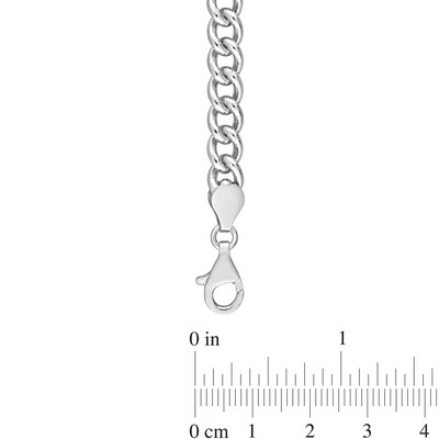 6.5mm Curb Chain Necklace in Sterling Silver