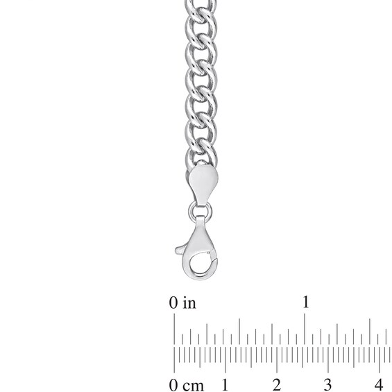 6.5mm Curb Chain Necklace in Sterling Silver