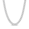 Thumbnail Image 0 of 6.5mm Curb Chain Necklace in Sterling Silver - 24"