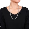 Thumbnail Image 2 of 6.5mm Curb Chain Necklace in Sterling Silver - 24"