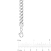 Thumbnail Image 4 of 6.5mm Curb Chain Necklace in Sterling Silver - 24"