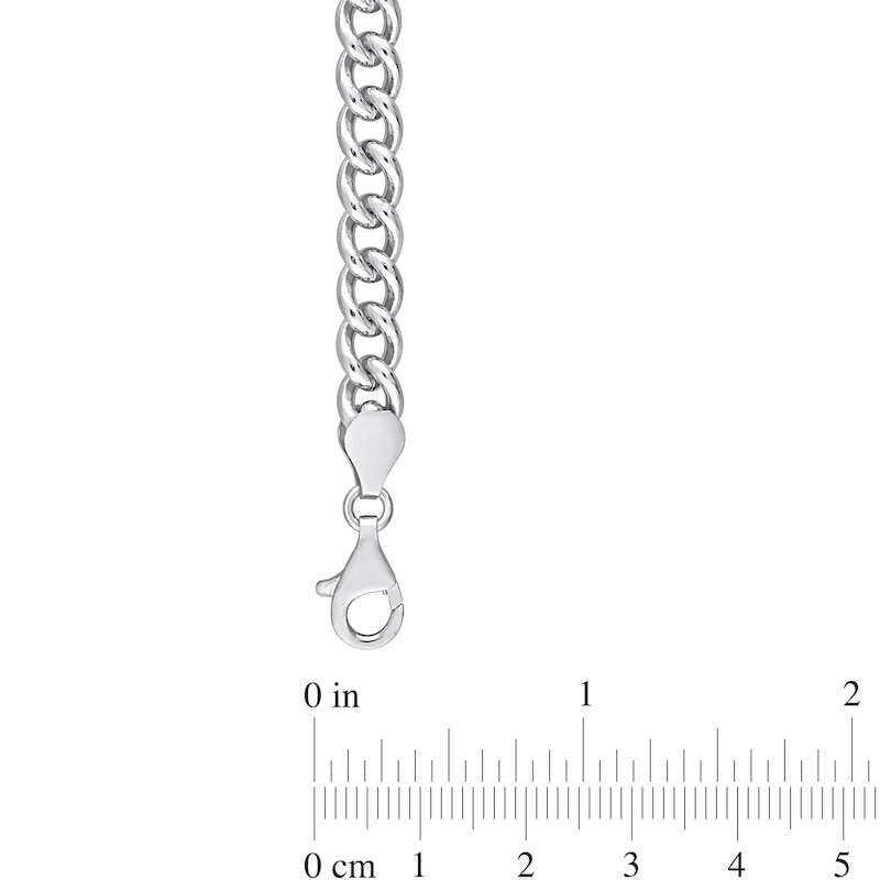 Main Image 4 of 6.5mm Curb Chain Necklace in Sterling Silver - 24"