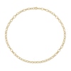 Thumbnail Image 3 of 8.0mm Rolo Chain Necklace in Sterling Silver with Yellow Rhodium - 24"