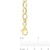 Thumbnail Image 3 of 8.0mm Rolo Chain Necklace in Sterling Silver with Yellow Rhodium - 24"