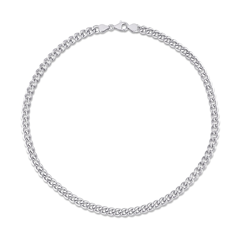 6.5mm Curb Chain Necklace in Sterling Silver