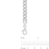 Thumbnail Image 4 of 6.5mm Curb Chain Necklace in Sterling Silver
