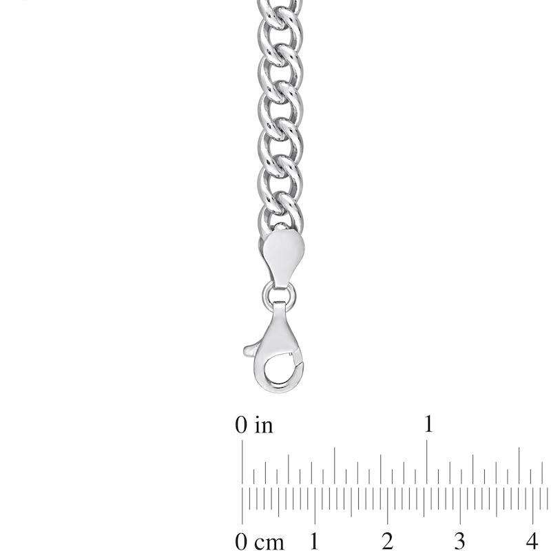 Main Image 4 of 6.5mm Curb Chain Necklace in Sterling Silver