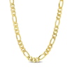 Thumbnail Image 1 of 5.5mm Figaro Chain Necklace in Sterling Silver with Yellow Rhodium - 24"