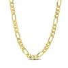 Thumbnail Image 1 of 5.5mm Figaro Chain Necklace in Sterling Silver with Yellow Rhodium - 20"