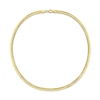 Thumbnail Image 3 of 5.0mm Herringbone Chain Necklace in Sterling Silver with Yellow Rhodium