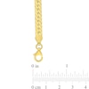 Thumbnail Image 3 of 5.0mm Herringbone Chain Necklace in Sterling Silver with Yellow Rhodium