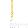 Thumbnail Image 4 of 5.0mm Herringbone Chain Necklace in Sterling Silver with Yellow Rhodium
