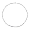 Thumbnail Image 3 of 5.5mm Figaro Chain Necklace in Sterling Silver - 24&quot;