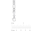 Thumbnail Image 4 of 5.5mm Figaro Chain Necklace in Sterling Silver - 24&quot;