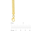 5.0mm Herringbone Chain Necklace in Sterling Silver with Yellow Rhodium - 16"