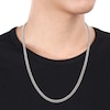 Thumbnail Image 2 of 4.4mm Curb Chain Necklace in Sterling Silver - 20"