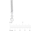 Thumbnail Image 4 of 4.4mm Curb Chain Necklace in Sterling Silver - 20"