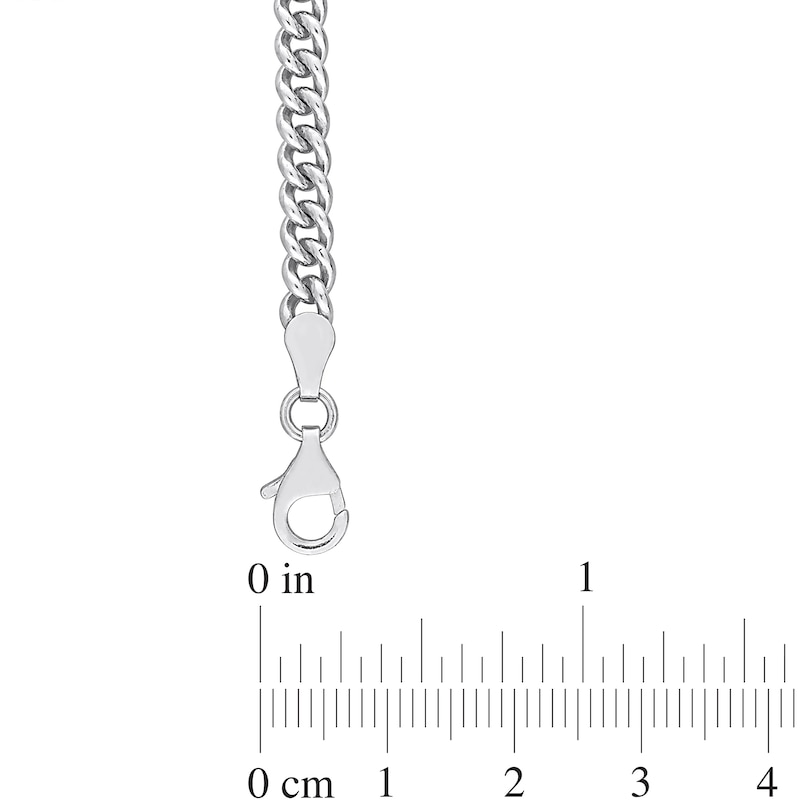 Main Image 4 of 4.4mm Curb Chain Necklace in Sterling Silver - 20"