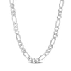 Thumbnail Image 1 of 5.5mm Figaro Chain Necklace in Sterling Silver - 20"