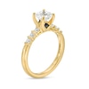 Thumbnail Image 2 of Vera Wang Love Collection 0.95 CT. T.W. Princess-Cut Diamond Engagement Ring in 14K Gold