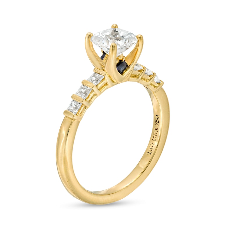 Vera Wang Love Collection 0.95 CT. T.W. Princess-Cut Diamond Engagement Ring in 14K Gold|Peoples Jewellers