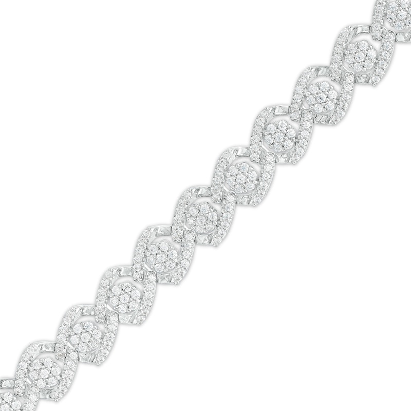 3.00 CT. T.W. Multi-Diamond Link Bracelet in 10K White Gold|Peoples Jewellers