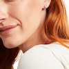 Thumbnail Image 2 of Trouvaille Collection 1.00 CT. T.W. DeBeers®-Graded Diamond Solitaire Stud Earrings in 14K Gold (F/I1)