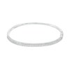 Thumbnail Image 0 of 2.50 CT. T.W. Diamond Triple Row Bangle in 10K White Gold - 7.25"