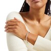 Thumbnail Image 1 of 2.50 CT. T.W. Diamond Triple Row Bangle in 10K White Gold - 7.25"