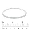 Thumbnail Image 2 of 2.50 CT. T.W. Diamond Triple Row Bangle in 10K White Gold - 7.25"