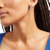 Thumbnail Image 2 of 0.32 CT. T.W. Multi-Diamond Graduated Trio Stud Earrings in 10K White Gold