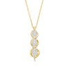 Thumbnail Image 1 of 0.25 CT. T.W. Multi-Diamond Twist Pendant in 10K Gold
