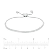 Thumbnail Image 3 of 1.00 CT. T.W. Diamond Line Bolo Bracelet in 10K White Gold – 9.5"