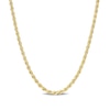 Thumbnail Image 1 of 2.2mm Rope Chain Necklace in Sterling Silver with Yellow Rhodium