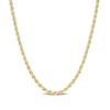 Thumbnail Image 0 of 2.2mm Rope Chain Necklace in Sterling Silver with Yellow Rhodium