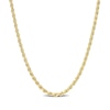 Thumbnail Image 0 of 2.2mm Rope Chain Necklace in Sterling Silver with Yellow Rhodium - 16"