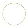 Thumbnail Image 3 of 3.7mm Singapore Chain Necklace in Sterling Silver with Yellow Rhodium - 24"