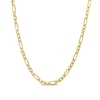 Thumbnail Image 1 of 3.0mm Figaro Chain Necklace in Sterling Silver with Yellow Rhodium - 20"