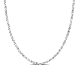 2.2mm Rope Chain Necklace in Sterling Silver