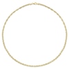 Thumbnail Image 3 of 3.7mm Singapore Chain Necklace in Sterling Silver with Yellow Rhodium - 20"
