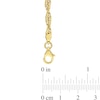 Thumbnail Image 4 of 3.7mm Singapore Chain Necklace in Sterling Silver with Yellow Rhodium - 20"