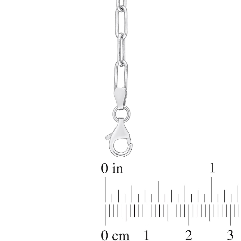 Main Image 4 of 3.5mm Paper Clip Chain Necklace in Sterling Silver